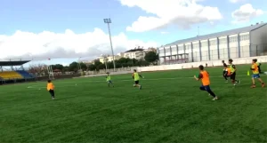 Germencik Belediyesporlu minikler tatilde sahayı boş bırakmadı