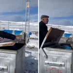 Görüntü Türkiye’nin bir ucundan! Çöp kutusunun kapağını açınca…