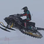 Güneysu’da Kar Motosikleti Şampiyonası