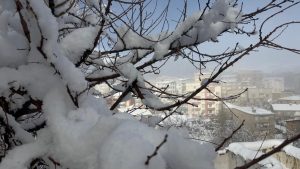 Hakkari’de kar yağışı etkisini sürdürüyor
