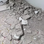 Hakkari’de Kaya Düşmesi: Evin Duvarını Deldi