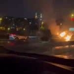 Haliç Köprüsü’nde Otomobil Yangını