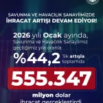 Haluk Görgün: Savunma ve havacılık sanayimiz 2026’ya da rekor ihracat başarısı ile başladı