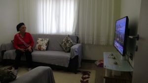 Hatay’da depremzede kadından Cumhurbaşkanı Erdoğan’a teşekkür