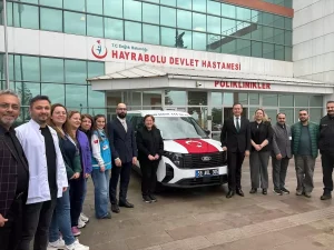Hayrabolu’ya Araç Bağışı