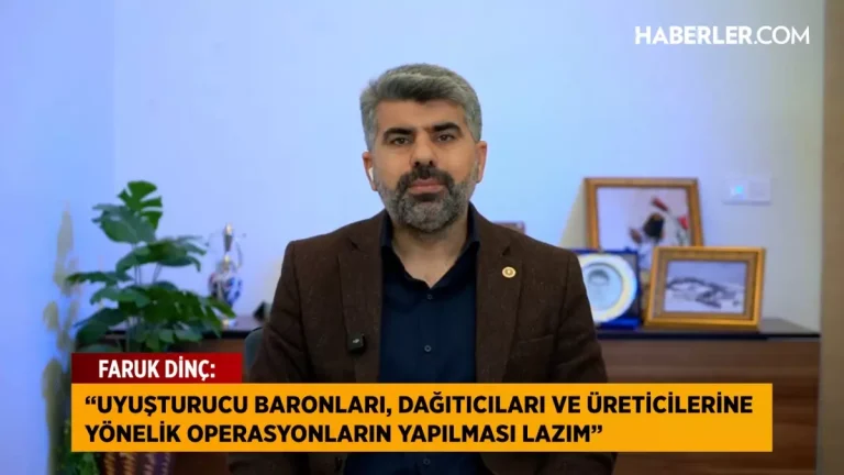 HÜDA PAR Genel Başkan Yardımcısı ve Mersin MV Faruk Dinç: Madde bağımlısı olan herkes tedavi olmak zorunda diyoruz