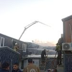 İşçi Konteynerinde Çıkan Yangın Kontrol Altına Alındı