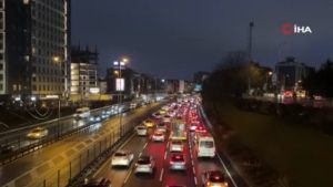 İstanbul’da trafik yoğunluğu