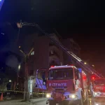 İzmit’te Metruk Binada Yangın Çıktı