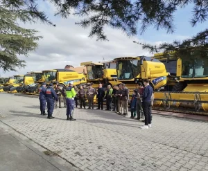 Jandarmadan Biçerdöver Sürücülerine Eğitim