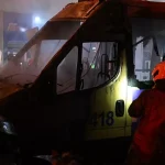 Kağıthane’de Minibüs Yangını