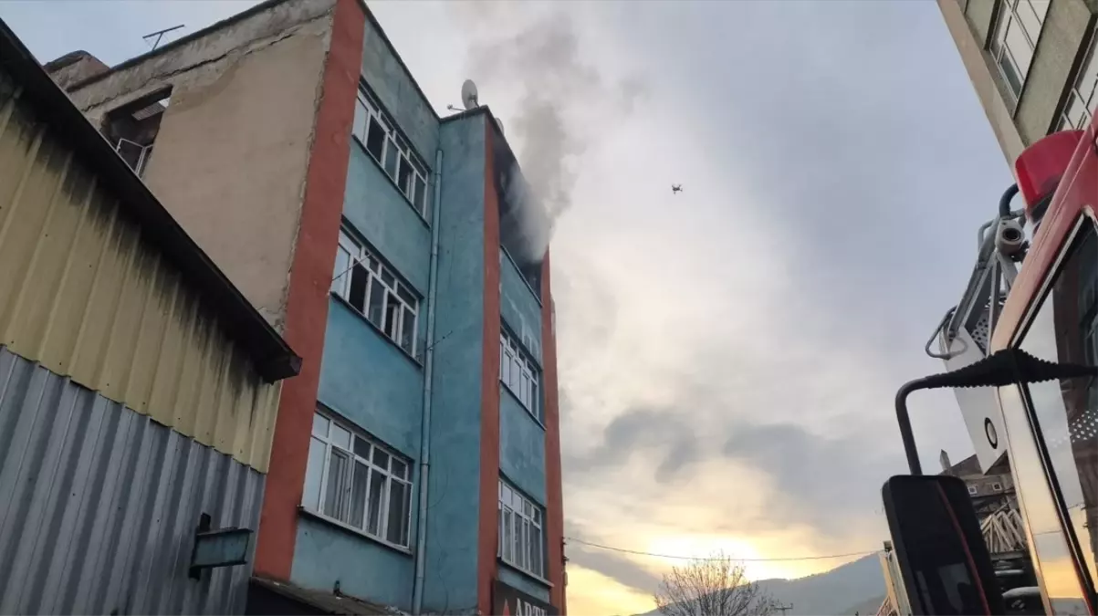 Karabük’te Apartman Yangını