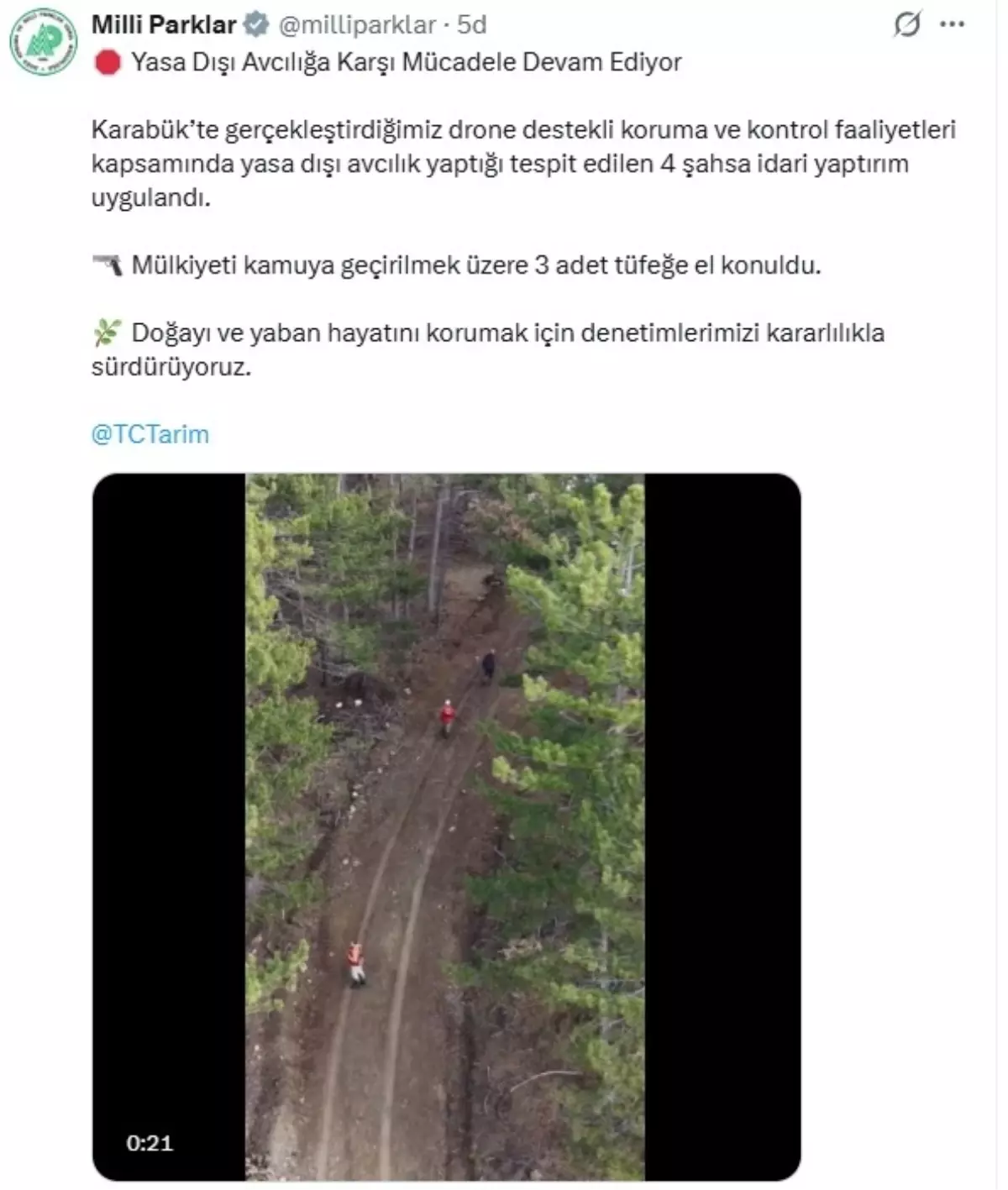 Karabük’te Yasa Dışı Avcılığa Ceza