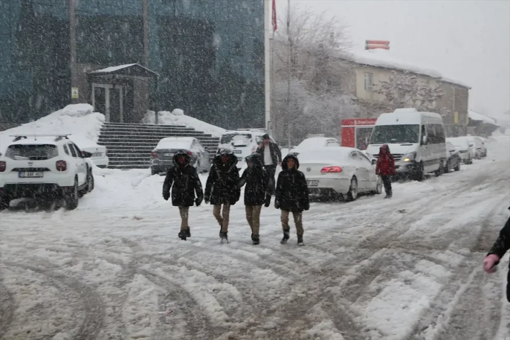 Karlıova’da Kar Yağışı Hayatı Olumsuz Etkiliyor