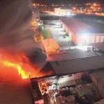 Kaynaşlı’da Strafor Fabrikasında Yangın