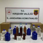 Kırşehir’de Kaçak Alkol Operasyonu