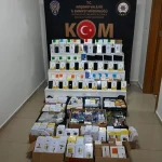 Kırşehir’de Kaçak Telefon Ekranı ve Batarya Ele Ge geçti