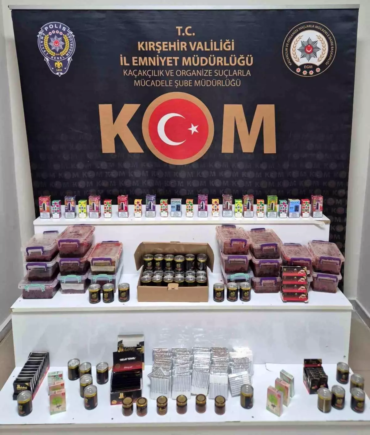 Kırşehir’de Kaçakçılık Operasyonu