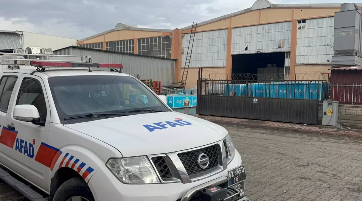 Konya’da Amonyak Gazı Sızıntısı