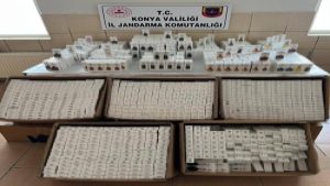 Konya’da jandarmadan kaçak parfüm operasyonu