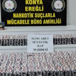 Konya’da uyuşturucu operasyonu: Binlerce hap ele geçirildi