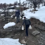 Kozluk’ta Yaban Hayvanları İçin Yem Bırakıldı