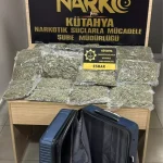 Kütahya’da Uyuşturucu Operasyonu: 10,5 KG Esrar Ele Geçirildi