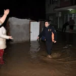 Manisa’da Sağanak Yağış Taşkınlara Neden Oldu