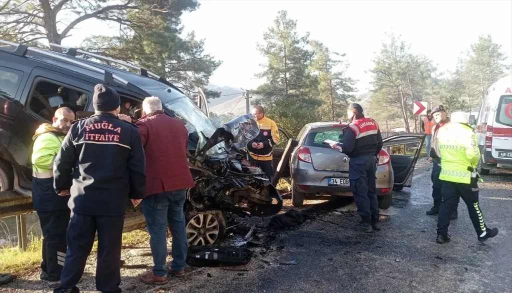 Marmaris’te Trafik Kazası: 4 Yaralı