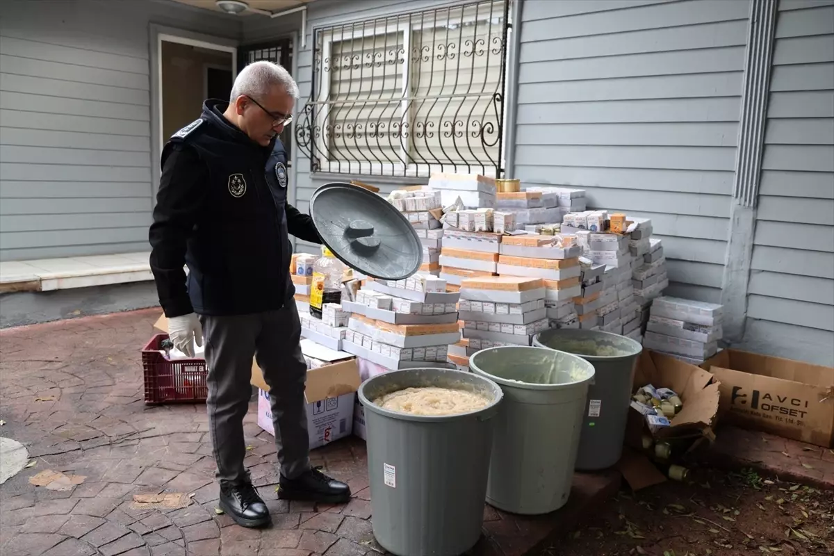 Mersin’de Merdiven Altı Krem İmalathanesi Mühürlendi