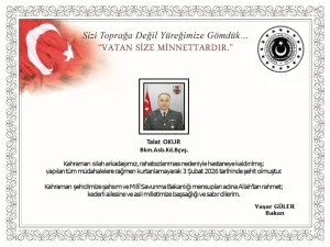 MSB: Hakkari’de rahatsızlanan astsubay hastanede şehit oldu