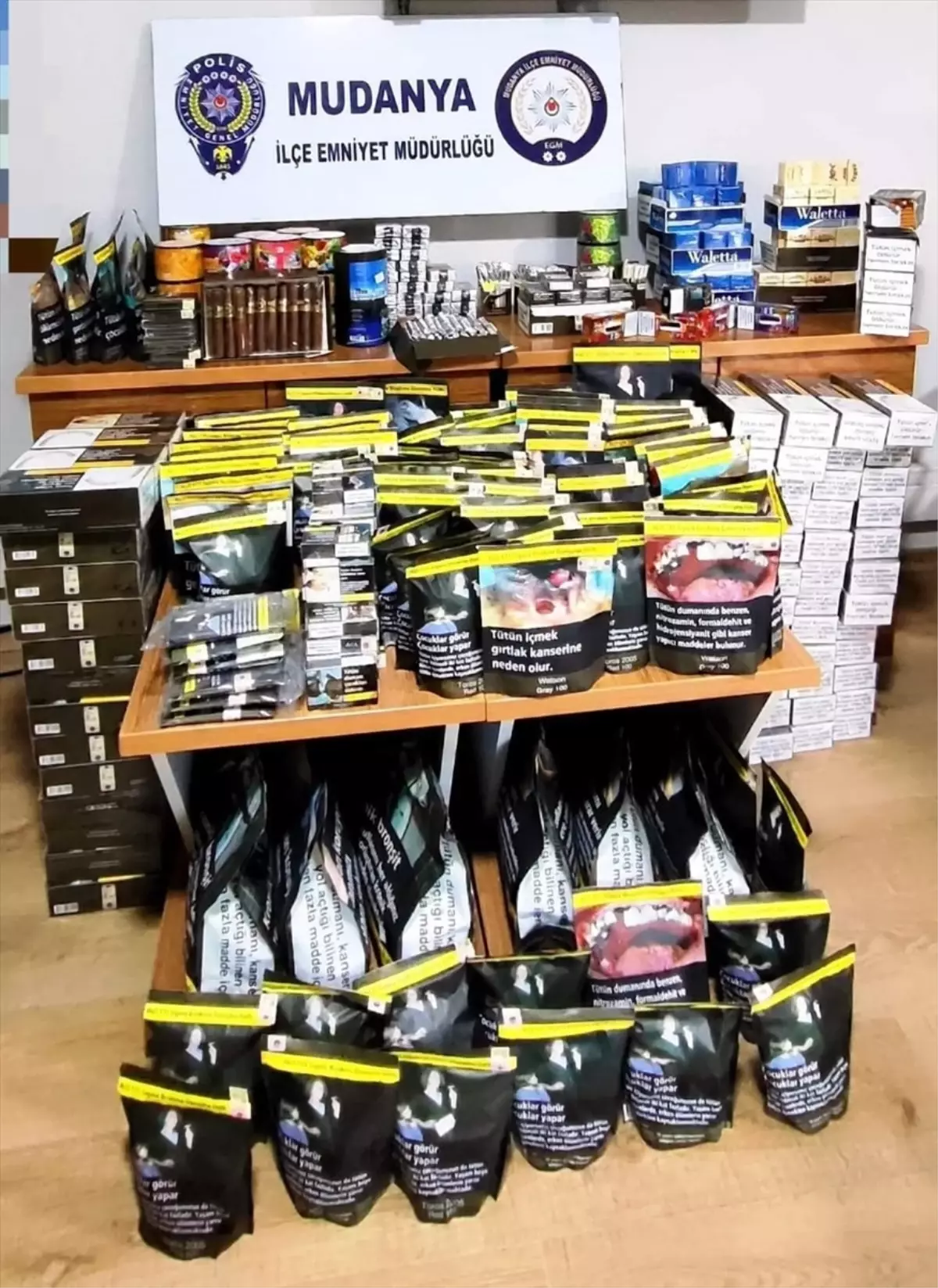 Mudanya’da Kaçak Tütün Operasyonu