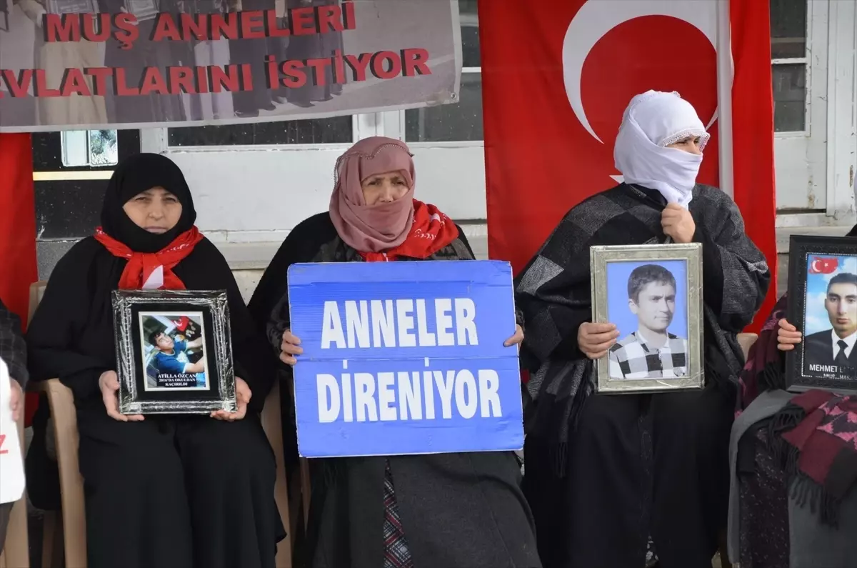 Muş’ta Evlat Nöbeti Devam Ediyor