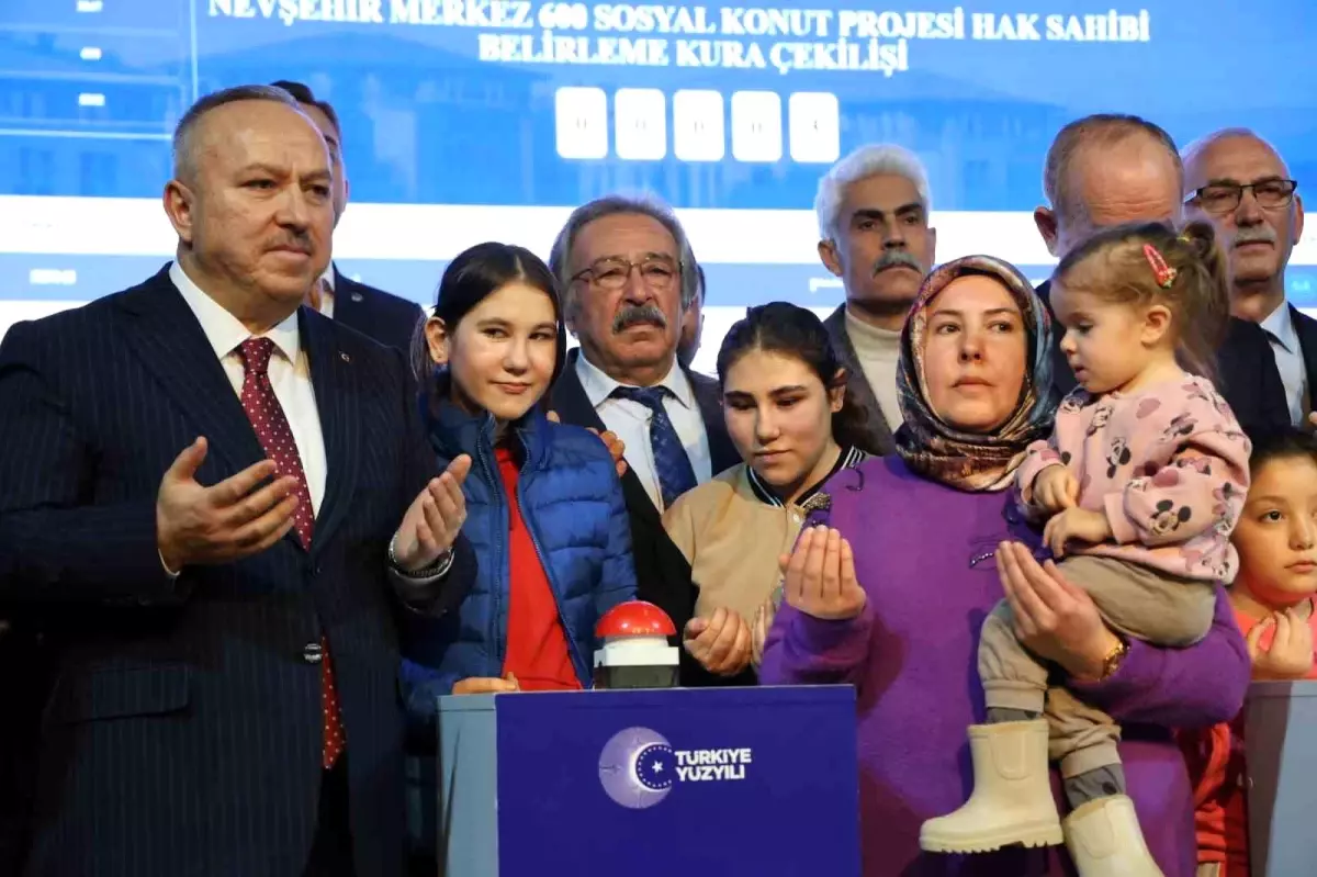 Nevşehir’de 2.368 Konut Kura Çekimi Yapıldı