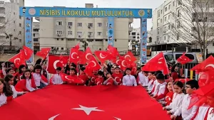 Nusaybin’de Bayrak Sevgisi Eğitimi