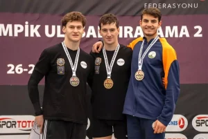 Osmangazi Belediyesporlu Arda Meriç’ten bronz madalya