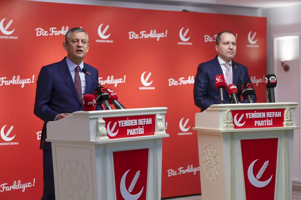 Özgür Özel, Fatih Erbakan’ı Ziyaret Etti