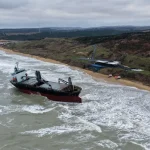 Razouk Gemisi Karaya Oturdu