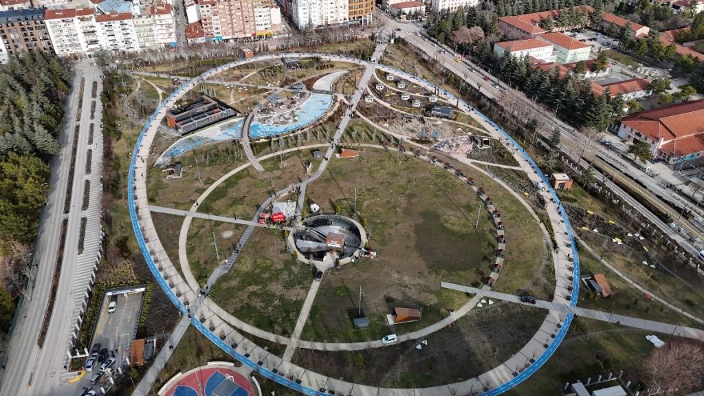 Recep Tayyip Erdoğan Millet Bahçesi’nde çalışmalarda sona doğru