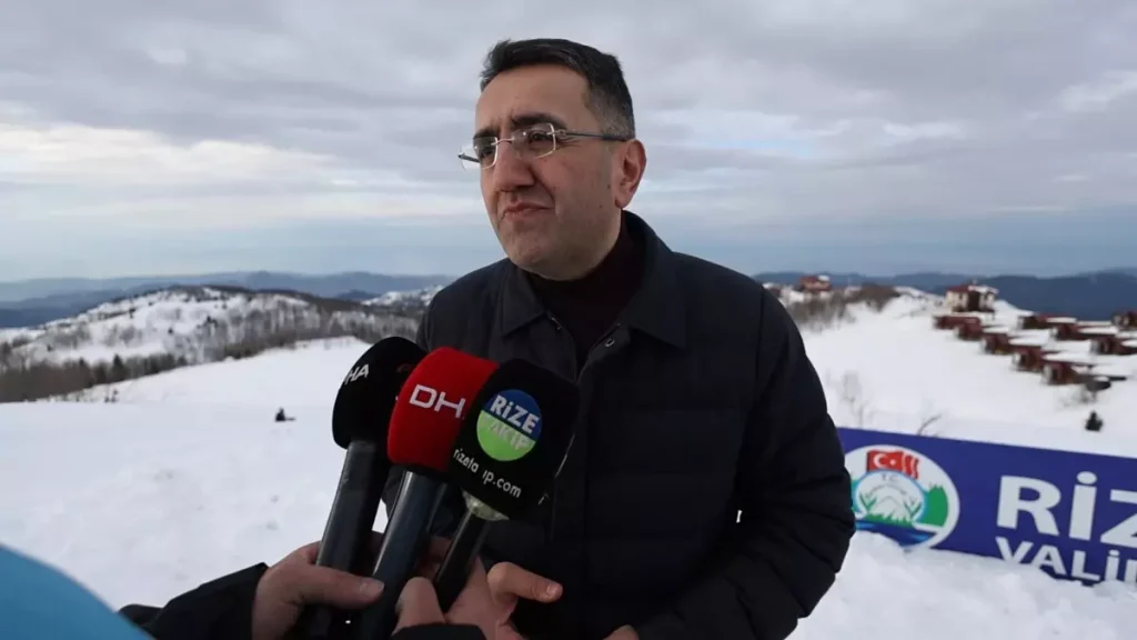 Rize’de Dünya Kar Motosikleti Şampiyonası Coşkusu