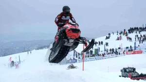 Rize’de Kar Motosikleti Şampiyonası Başladı