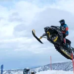 Rize’de Kar Motosikleti Şampiyonası Coşkusu