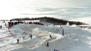 Rize’de Kar Motosikleti Şampiyonası Sona Erdi