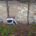 Rize’de trafik kazası: 1 ölü, 1 yaralı