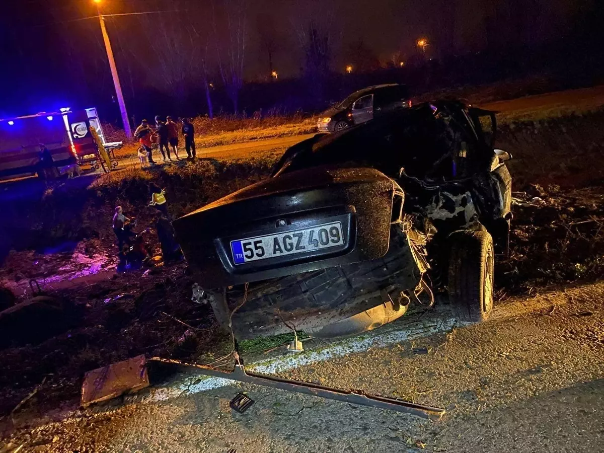 Samsun’da Trafik Kazası: Sürücü Hayatını Kaybetti