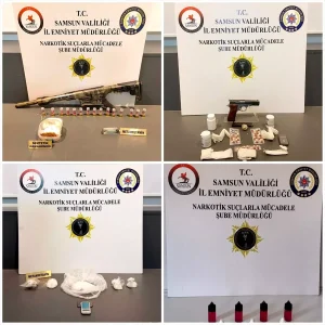 Samsun’da Uyuşturucu Operasyonu: 5 Gözaltı