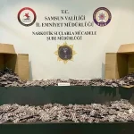 Samsun’da Uyuşturucu Operasyonu: 80 Bin Hap Ele Geçirildi