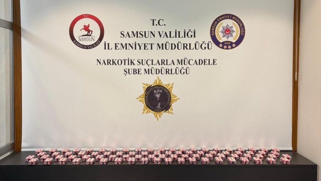 Samsun’daki uyuşturucu operasyonunda 2 kişi gözaltına alındı