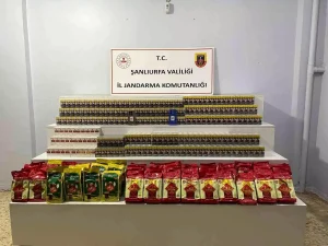 Şanlıurfa’da Kaçak Tütün ve Alkol Operasyonu