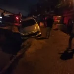 Sarıyer’de İkinci Kaza: Otomobil Mendireğe Asıldı